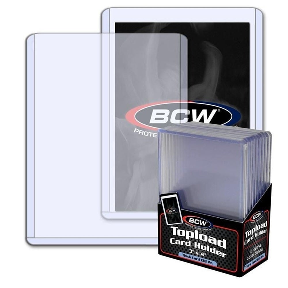 thumbnail image 2 of Cardboard Gold CBG1901PK 20ct Ultra CBG Pro 3x4 Toploaders – 190pt Thick – UV Protected 2 of 5